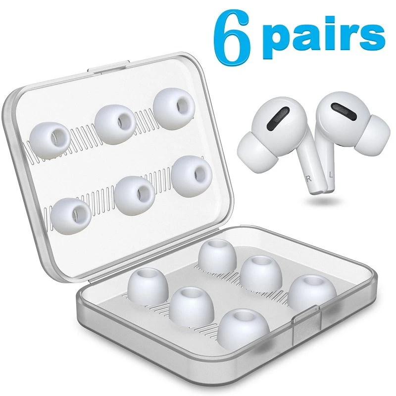 Boîte de 6 paires d'embouts en silicone pour Airpod Pro