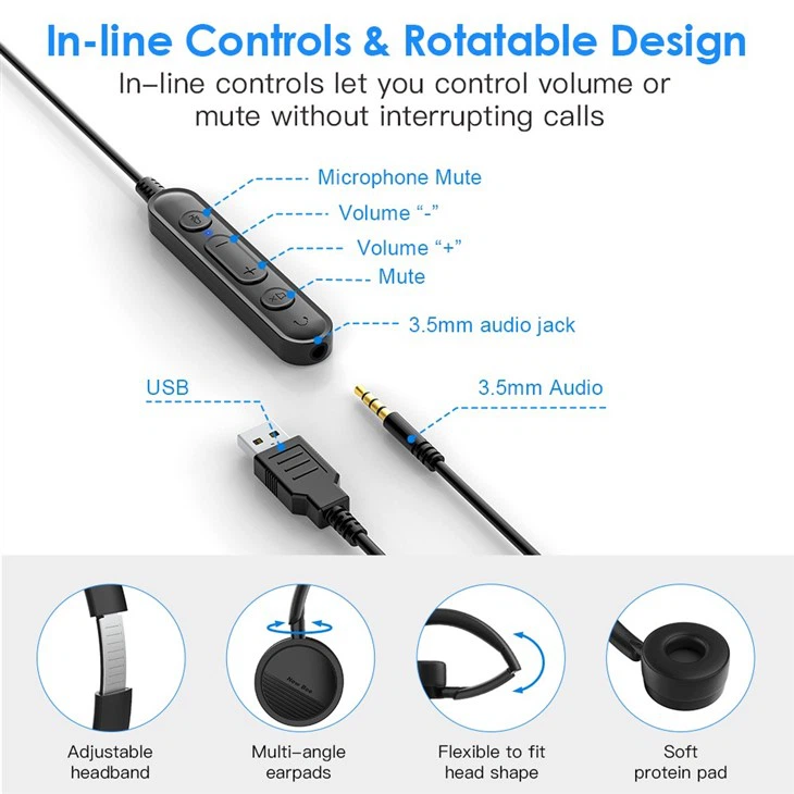 Office Wired Headphones For Computer Office Wired Headphones For Computer