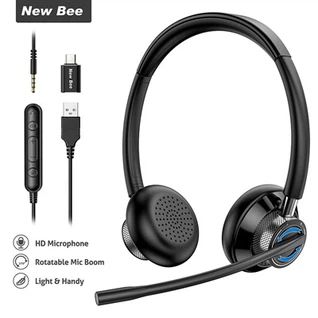 Casque filaire USB avec microphone flexible
