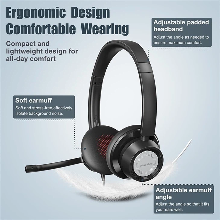 telephone headset for computer